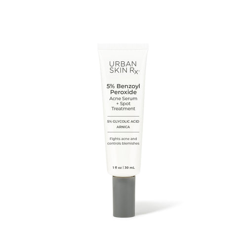 1 fluid ounce bottle of Urban Skin RX Acne Serum + Spot Treatment