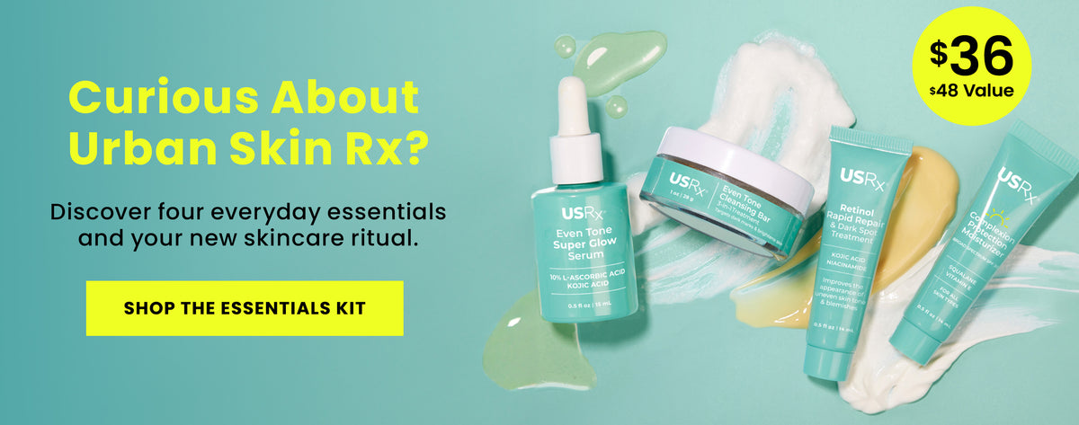 Curious about Urban Skin Rx? Shop the Essentials Kit for $36