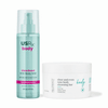USRx Body Glow Duo including Clear and Even Tone Body Cleansing Bar and Glow Boost AHA Body Mist