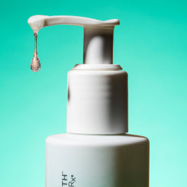 Urban Skin RX LacticGlow Micropolish Resurface & Brighten Cleanser dispensing from pump