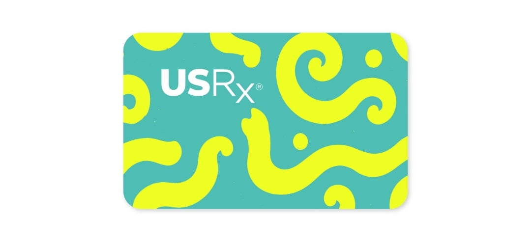 USRX Gift Card on a white background