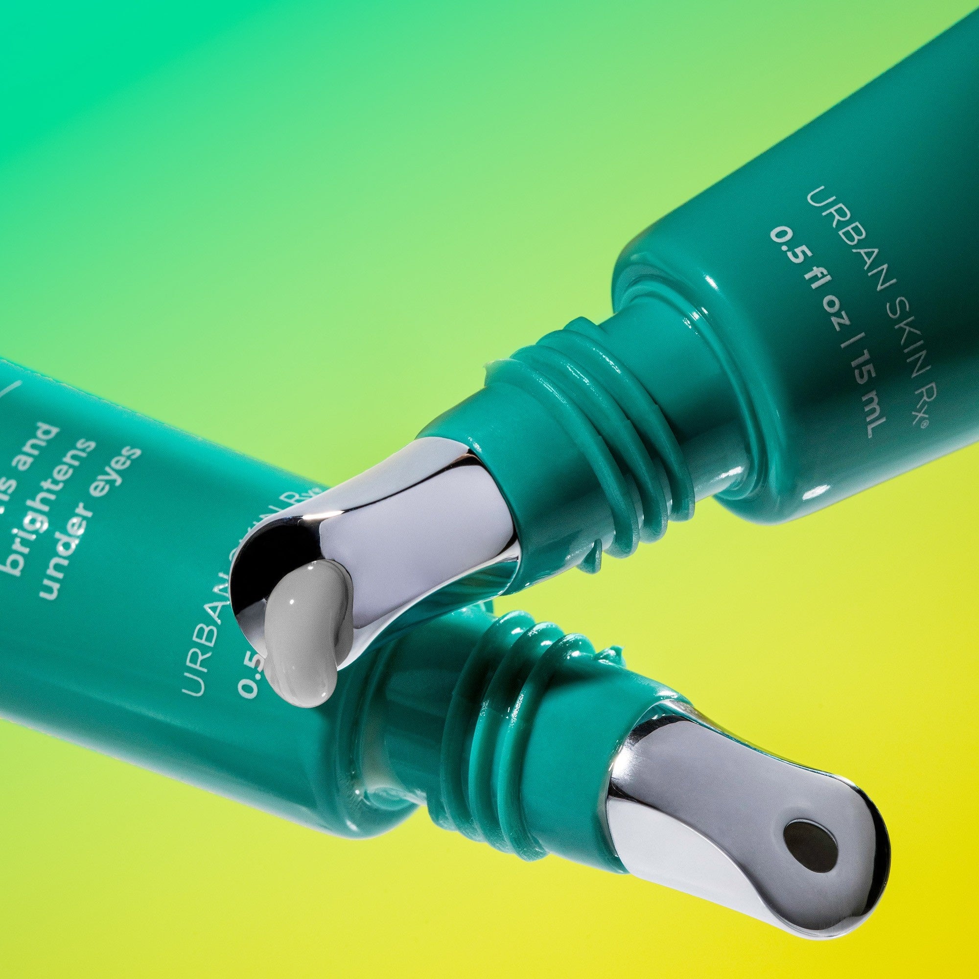 Tubes of USRx VitalEyez against a light background