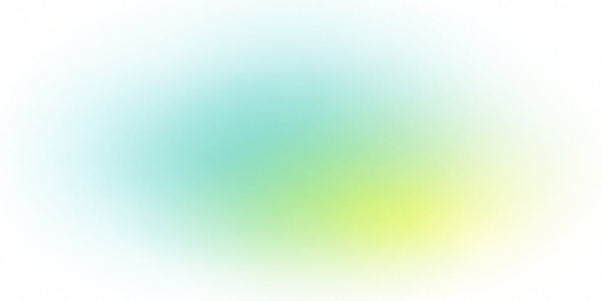 An abstract blur of light blue and yellow colors on a white background