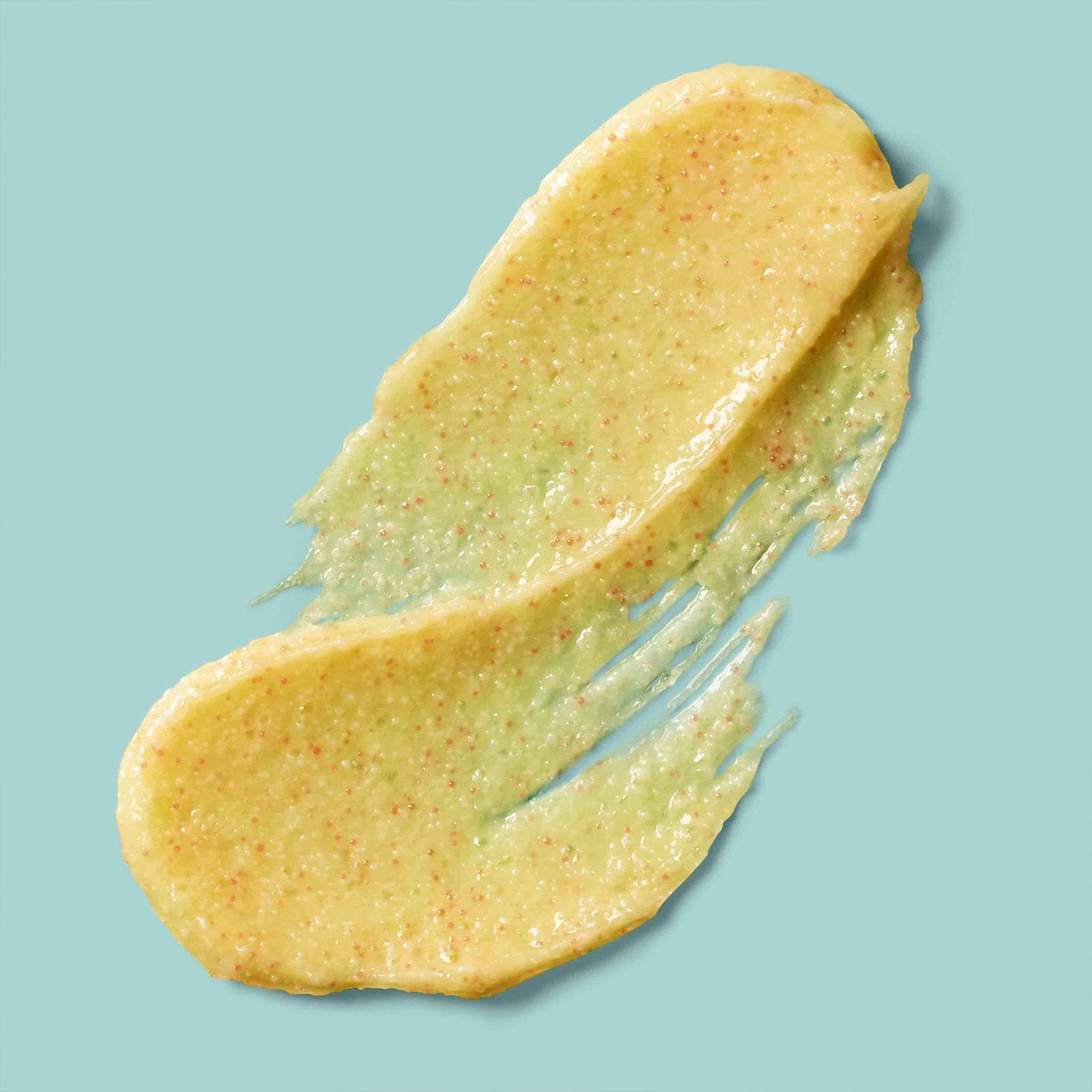 Yellow swatch of the BrighterDay™ Dark Spot *% AHA polish with orange beads